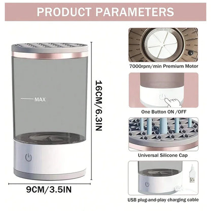 SwiftClean Makeup Brush Electric Cleaner