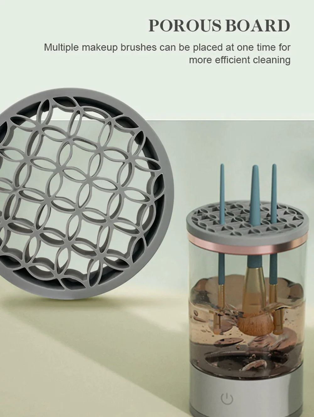 SwiftClean Makeup Brush Electric Cleaner