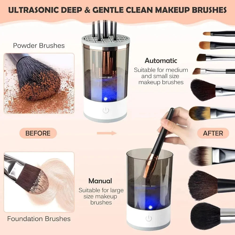 SwiftClean Makeup Brush Electric Cleaner