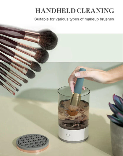 SwiftClean Makeup Brush Electric Cleaner